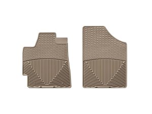 Toyota Highlander Floor Mats - Front - WeatherTech - Rubber - Tan - `08-`13