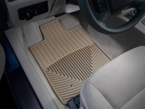 Ford Fusion Rubber Floor Mats - Front - WeatherTech - All-Weather - Tan - `06-`09