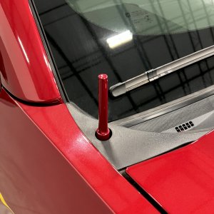 Chevrolet 4500 Stubby Antenna - Wehrli - Billet TIG Torch - Bengal Silver - `19-`27