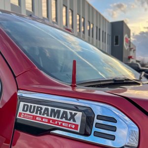 Chevrolet Silverado Stubby Antenna - Wehrli - Billet TIG Torch - Bengal Grey - `20-`25 Chevrolet Silverado Stubby Antenna - Wehrli - Billet TIG Torch - Bengal Grey - `20-`25