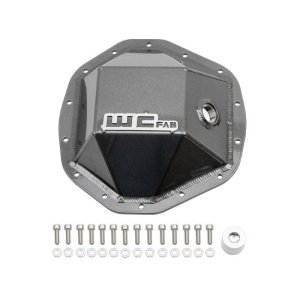 Chevrolet Silverado HD Differential Cover - Rear - Wehrli - Fabricated Aluminum - Candy Red - `20-`25