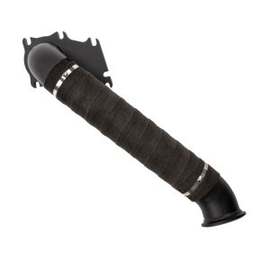 Chevrolet Duramax Performance Exhaust - Wehrli - 3in Down Pipe with High Temp Coating and Heat Wrap - `01-`04