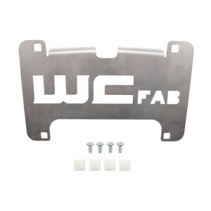 Chevrolet Silverado 2500 License Plate Mount Bracket - Wehrli - Stainless Steel - `15-`19 Chevrolet Silverado 2500 License Plate Mount Bracket - Wehrli - Stainless Steel - `15-`19