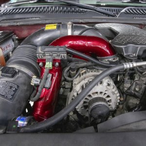 Chevrolet Duramax Performance Air Intake - Wehrli - 3in. Y-Bridge Kit - Gloss White - `06-`07 Chevrolet Duramax Performance Air Intake - Wehrli - 3in. Y-Bridge Kit - Gloss White - `06-`07