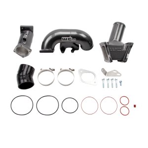Chevrolet Silverado Performance Air Intake - Wehrli - Y-Bridge Kit - Gloss Black - `07-`10