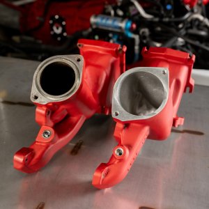 Chevrolet Duramax Performance Air Intake - Wehrli - High Flow Y-Bridge Kit - Fine Texture Black - `11-`16 Chevrolet Duramax Performance Air Intake - Wehrli - High Flow Y-Bridge Kit - Fine Texture Black - `11-`16