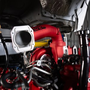 Chevrolet Duramax Performance Air Intake - Wehrli - High Flow Y-Bridge Kit - WCFab Grey - `11-`16 Chevrolet Duramax Performance Air Intake - Wehrli - High Flow Y-Bridge Kit - WCFab Grey - `11-`16