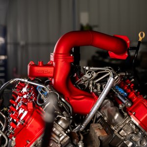 Chevrolet Silverado HD Intake Elbow - Wehrli - High Flow - Sparkle Copper - `11-`16