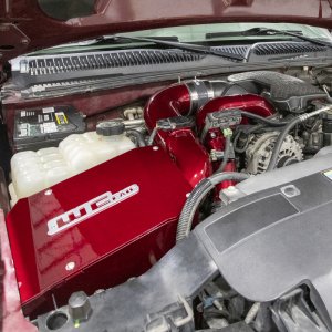 Chevrolet Duramax Performance Air Intake - Wehrli - 4in. Intake Kit w/ Air Box - Gloss White - `06-`07