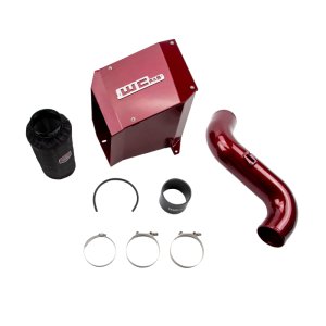 Chevrolet Duramax Performance Air Intake - Wehrli - 4in Intake Kit with Air Box - WCFab Red - `07-`10