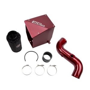 Chevrolet Duramax Performance Air Intake - Wehrli - 4in with Air Box - WCFab Red - `11-`16