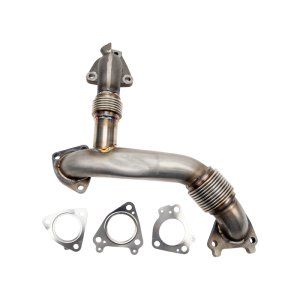GMC Sierra Performance Exhaust - Passenger Side - Wehrli - Stainless 2in Up Pipe Kit - `11-`16