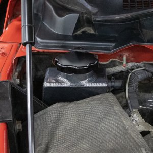 Dodge Ram Coolant Tank Kit - Wehrli - Fabricated Aluminum, OEM Placement - Bronze Chrome - `10-`12 Dodge Ram Coolant Tank Kit - Wehrli - Fabricated Aluminum, OEM Placement - Bronze Chrome - `10-`12