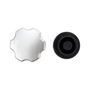 Ford Super Duty Brake Master Cylinder Reservoir Cap - Wehrli - Billet Aluminum, Anodized - Clear Anodized - `11-`25