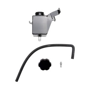 Chevrolet Silverado Coolant Tank Kit - Wehrli - Fabricated Aluminum Auxiliary - Gloss White - `20-`25