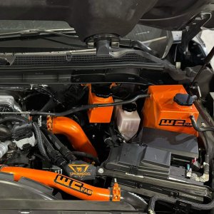 Chevrolet Silverado Coolant Tank Kit - Wehrli - Fabricated Aluminum Auxiliary - Kiwi Green - `20-`25