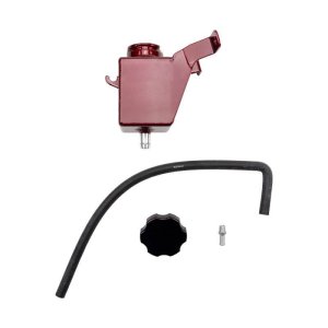 Chevrolet Silverado Coolant Tank Kit - Wehrli - Fabricated Aluminum Auxiliary - Red - `20-`25