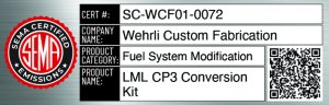 GMC Sierra 2500 HD Fuel Injection Pump Conversion Kit - Wehrli - CP3 Conversion Kit - Black Anodized - `11-`16