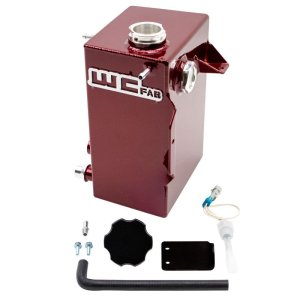 Chevrolet GMC Coolant Tank Kit - Wehrli - Fabricated Aluminum, OEM Placement - Candy Red - `20-`25 Chevrolet GMC Coolant Tank Kit - Wehrli - Fabricated Aluminum, OEM Placement - Candy Red - `20-`25