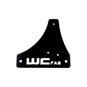 Chevrolet Duramax Fuel Pump Mounting Bracket - Wehrli - Relocation Mount for FASS Lift Pump - Semi gloss black - `17-`23