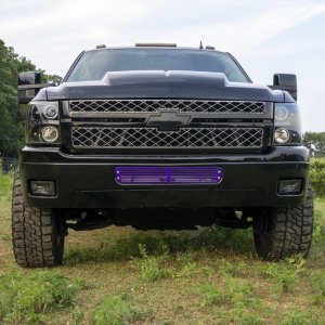 Chevrolet Silverado 2500 Bumper Grille - Wehrli - Gloss Black - `11-`14