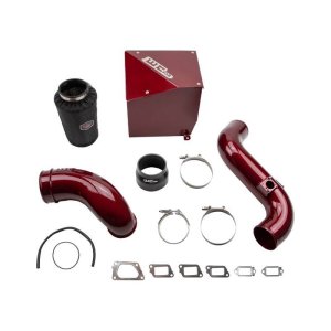 Chevrolet Duramax Performance Air Intake - Wehrli - Stage 2, 4in - WCFab Red - `11-`16
