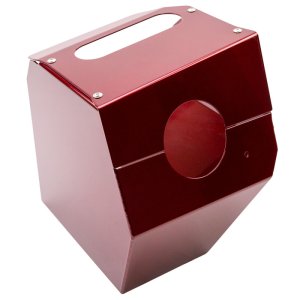 GMC Sierra Performance Air Intake - Wehrli - 4in Intake Kit with Air Box - WCFab Red - `17-`19