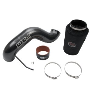 Dodge Ram Performance Air Intake - Wehrli - 4in Intake Kit, Cold Air - Gloss Black - `03-`07
