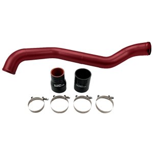 Chevrolet Duramax Intercooler Pipe - Driver Side - Wehrli - 3 in. - WCFab Red - `01-`04