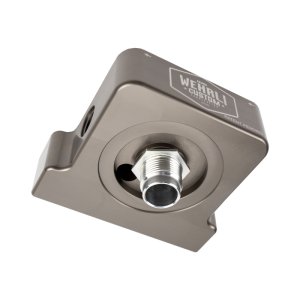 Chevrolet Silverado Fuel Filter Housing Kit - Wehrli - Anodized Billet Aluminum - Gray - `17-`24