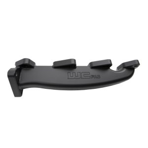 Chevrolet Duramax Exhaust Manifold Kit - Wehrli - Billet w/ Gaskets & Hardware - Black Ceramic - `01-`16