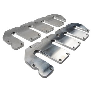 Chevrolet Duramax Valve Covers - Upper - Wehrli - Billet - Raw Aluminum - `04-`10
