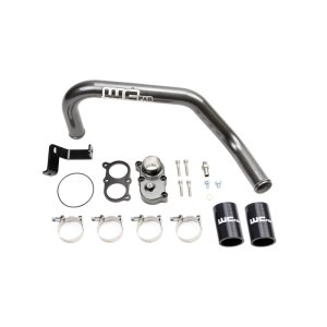 Chevrolet Silverado 2500HD Thermostat Housing Kit - Wehrli - Billet, Dual CP3 - Bengal Blue - `06-`10