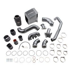 Chevrolet Silverado Performance Air Intake - Wehrli - Stage 2 High Flow Bundle Kit - WCFab Grey - `07-`10