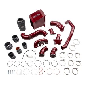 Chevrolet Duramax Performance Air Intake - Wehrli - Stage 2 High Flow - Red - `07-`10