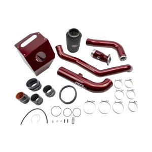 Chevrolet Duramax Performance Air Intake - Wehrli - High Flow Bundle Kit Stage 2 - Red - `17-`19