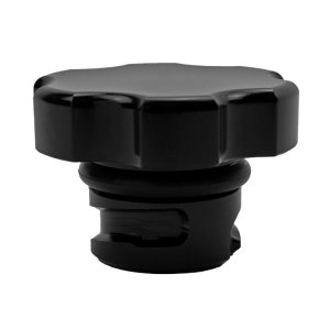 Chevrolet Silverado 2500 Oil Fill Cap - Wehrli - Billet Aluminum - Black Anodized - `01-`25