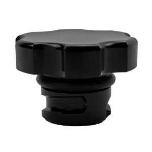 Chevrolet Silverado 3500 Oil Fill Cap - Wehrli - Billet Aluminum - Black Anodized - `01-`25