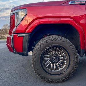 GMC Sierra 2500HD Bumper Spacer Kit - Front - Wehrli - 3/4 inch Billet Aluminum - Flat Black - `20-`25 GMC Sierra 2500HD Bumper Spacer Kit - Front - Wehrli - 3/4 inch Billet Aluminum - Flat Black - `20-`25