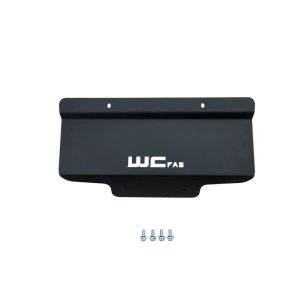 Chevrolet Silverado 3500 HD Engine Splash Shield - Front - Wehrli - Heavy Gauge Aluminum - Candy Red - `20-`25