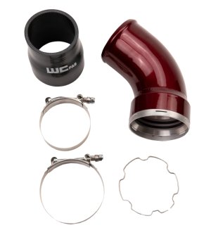 Chevrolet Silverado Intercooler Outlet Elbow Kit - Wehrli - Illusion Purple - `06-`10