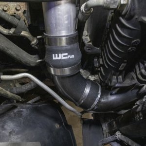 Chevrolet Silverado Intercooler Outlet Elbow Kit - Wehrli - Illusion Purple - `06-`10