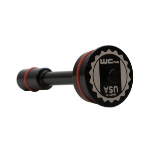 GMC Yukon Transmission Cooler Thermostat Bypass Plug - Wehrli - Billet Anodized - Black Anodized - `15-`20