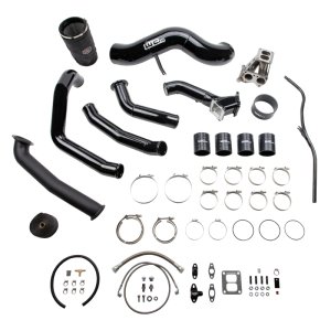 Chevrolet Silverado 2500 Turbo Install Kit - Wehrli - S400 Single Turbo - Illusion Blueberry - `01-`04