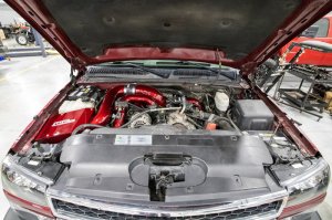 GMC Sierra Performance Air Intake - Wehrli - WCFab High Flow Bundle Kit Stage 3 - Candy Teal - `06-`07