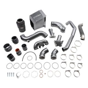 Chevrolet Duramax Performance Air Intake - Wehrli - Stage 3 High Flow Bundle Kit - WCFab Grey - `06-`07