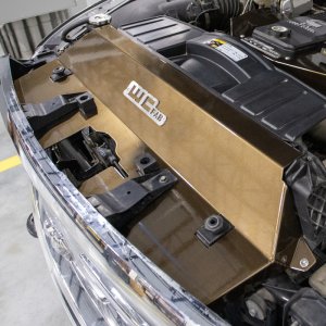 Ram 2500 Radiator Cover - Wehrli - Fabricated Aluminum - Candy Teal - `10-`12