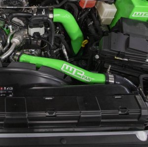 Chevrolet Silverado 3500 Upper Coolant Pipe - Wehrli - Aluminum Hard Pipe - Illusion Blueberry - `20-`25