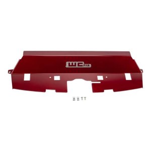 Ram 3500 Radiator Cover - Wehrli - Fabricated Aluminum - WCFab Red - `13-`18 Ram 3500 Radiator Cover - Wehrli - Fabricated Aluminum - WCFab Red - `13-`18