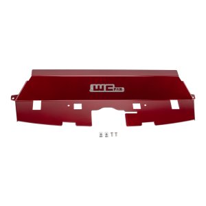 Ram 3500 Radiator Cover - Wehrli - Fabricated Aluminum - WCFab Red - `13-`18